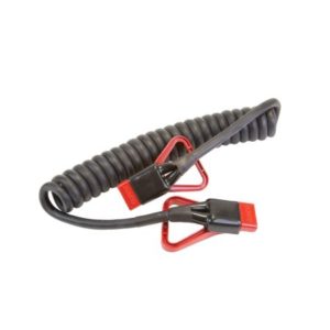 RETRACTABLE CABLE WITH HIGH CURRENT CONNECTORS, 80A - 3M