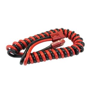 2 CORE TWISTED PAIR RETRACTABLE CABLE, 175A WITH HIGH CURRENT CONNECTORS - 3M