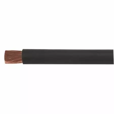 BLACK COPPER CORE FLEXIBLE PVC STARTER CABLE - 60MM² X 10M
