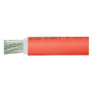 ORANGE DOUBLE RUBBER SHEATHED CABLE - 70MM² X 10M