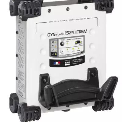 Designed for use in the most demanding environments, the GYSFLASH 15.24 XTREM is shock-resistant and protected against splashing materials and liquids (IP65).