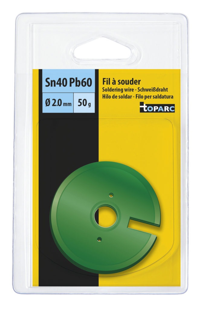 SOLDERING WIRE TIN/LEAD 40% Ø2mm - 50g