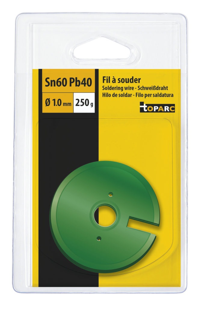 SOLDERING WIRE TIN/LEAD 60% Ø1mm - 250g