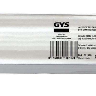 84 LOW HYDROGEN E7018 BASIC ELECTRODES STEEL Ø 2.5 - 2KG CASE