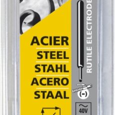 50 RUTILE ELECTRODES - STEEL - Ø1.6 (BLISTER) | 084414