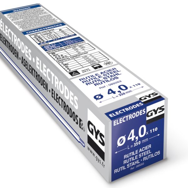 110 RUTILE ELECTRODES - STEEL- TYPE GY38 - Ø4.0