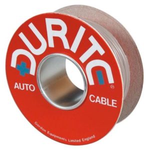GREY SINGLE-CORE PVC AUTO CABLE - 1MM² X 50M