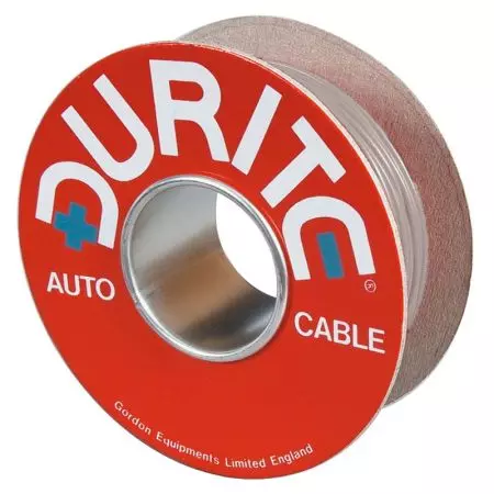 GREY SINGLE-CORE PVC AUTO CABLE - 1MM² X 50M