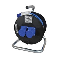 230V Extension Reel - 25m with Two Socket Outlets
