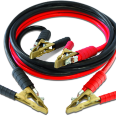 JUMP LEADS PRO 500A - BRASS CLAMPS - Ø25mm² - 2 x 3m