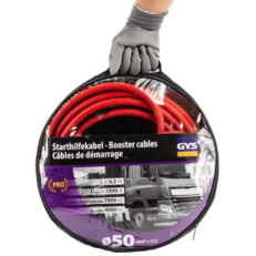 JUMP LEADS PRO 1000A - INSULATED CLAMPS - Ø50mm² - 2 x 4.5m