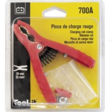INSULATED RED CLAMP 700A - BLISTER