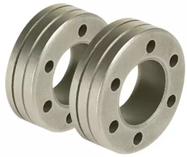 SET OF 2 DRIVE ROLLS TYPE C - Ø 0.8/1 - STEEL
