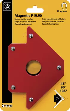 Magnetic positionner special for welding (blister)
