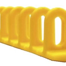 SET OF 3 YELLOW CONICAL PLASTIC MULTIPADS (6x22x156mm)
