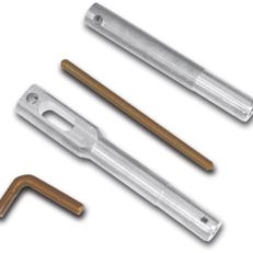 X5 Arm : 2 alu arms to be used under fender (220mm) with electrodes