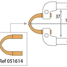 ALUMINIUM DIFFICULT-ACCESS X11 ARMS (x2)
