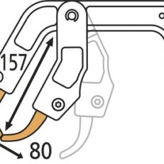 DIFFICULT-ACCESS RC4 ARM (157x80mm)