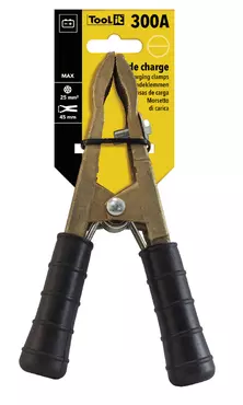 BRASS CLAMP 300A - BLACK SLEEVE - Bulk