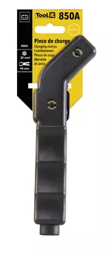 CURVED INSULATED CLAMP 850A BLACK - on card