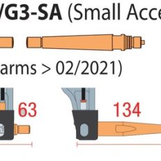 SET OF 2 G1/G3-SA EXTENSIONS