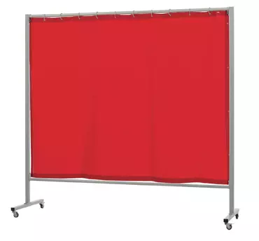 ORANGE WELDING CURTAIN OPTI 215.O ON WHEELS 2x2.15m