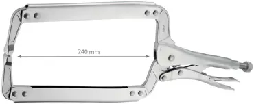 4 NARROW-END VICE CLAMPS 460mm (APERTURE 240mm)