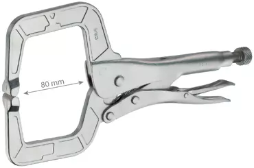 6 NARROW-END VICE CLAMPS 280mm (APERTURE 80mm)