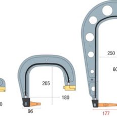 SET OF 3 INSULATED G ARMS: G2+G3+G5