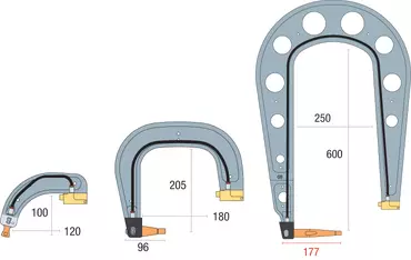 SET OF 3 INSULATED G ARMS: G2+G3+G5