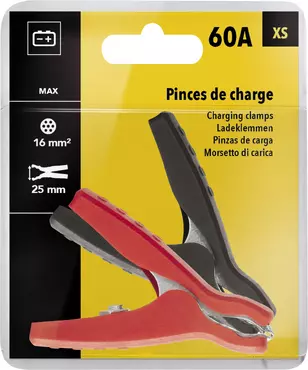 CHARGING CLAMPS 60A-XS (PAIR) - Blister