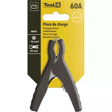CHARGING CLAMP 60A-XS BLACK - on card