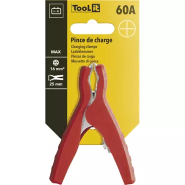 CHARGING CLAMP 60A-XS RED - on card