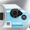 LCD PROMAX 9-13 G SILVER HELMET | 045774