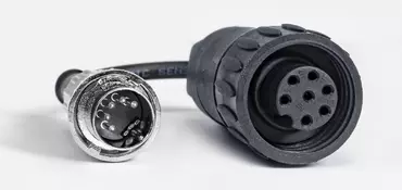 ADAPTOR AMPHENOL (FEMALE 7 pin) / DIN (MALE 5 pin)