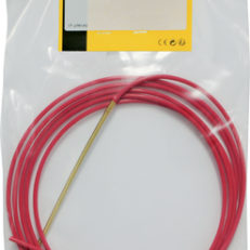 TORCH LINER TEFLON 8m RED + CLAMPING PIECE - ALUMINIUM Ø 1.0/1.2