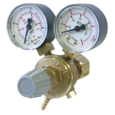 Regulator with dual gauge - 15L/min - UK