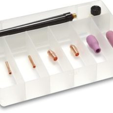 BOX OF ACCESSORIES - TIG TORCH SR20 - AC/DC