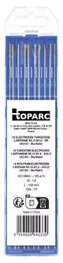 10 ELECTRODES - LANTHANUM WL15 Ø1.6 - GOLD (AC/DC-ALUMINIUM/STEEL)