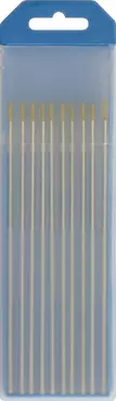 10 ELECTRODES - LANTHANUM WL15 Ø2.0 - GOLD (AC/DC-ALUMINIUM/STEEL)