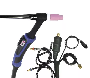 TIG TORCH GRIP SR18DB - DBLE BUTTON - 4M - LIQUID - CONNEC 35/50