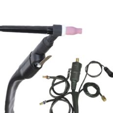 TIG TORCH SR20L - TRIGGER - 8M - LIQUID - CONNEC 35/50