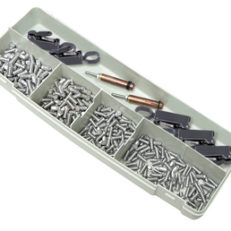 BOX OF ALU STUDS Ø5 AND Ø6