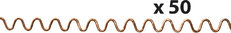 50 WAVY WIRES