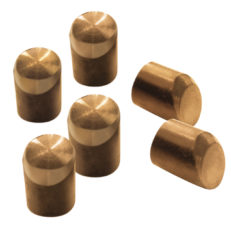 6 bevelled caps