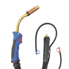 MIG TORCH GRIP 500A - 4M - STEEL/WATER COOLED (CTØ1.2mm-M8)