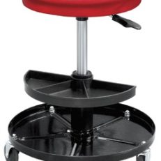 ROUND STOOL WITH TOOL STORAGE