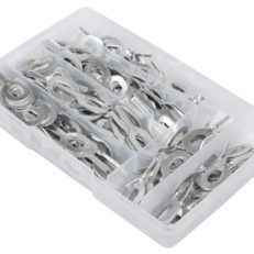 BOX OF ALUMINIUM RINGS THICKNESS 1.0MM FOR SPOT ARCPULL