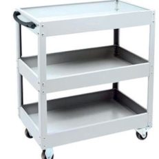 WORKSHOP TROLLEY WITH 3 TRAYS