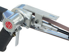 PNEUMATIC BELT SANDER WITH ADJUSTABLE HEAD (20x520mm)